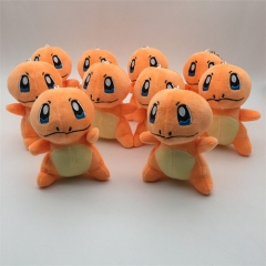 10PCS/SET 13CM Pokemon Charmander Anime Plush Toy Pendant 13cm