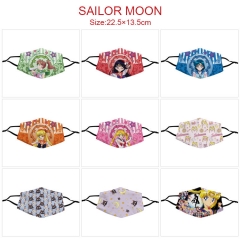 10 Styles Pretty Soldier Sailor Moon Cartoon Color Printing Anime Mask