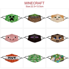 14 Styles Minecraft Cartoon Color Printing Anime Mask