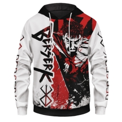 Berserk Cosplay 3D Printed Anime Hooded Hoodie