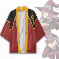 2022跨境 三叶草动漫和服开衫二次元动漫披风和服睡衣