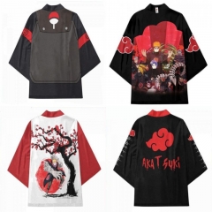 2022跨境日漫火影系列3D动漫和服开衫二次元动漫披风和服睡衣