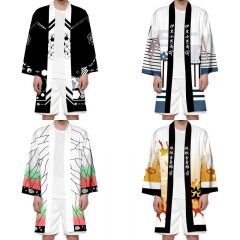2021新款日漫鬼灭之刃cos羽织和服周边成人儿童长款披风外套