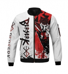 2021新品 Berserk NARUTO 3D动漫 cosplay 拉链夹克成人卫衣