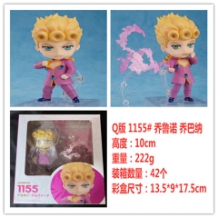 Q版粘土 JOJO的奇妙冒险 黄金之风 1155# 乔鲁诺 乔巴纳 可动换脸公仔，一件42个，高约10cm