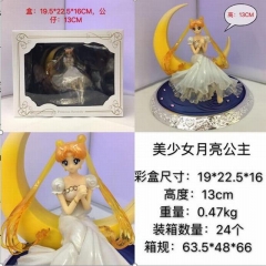 13CM Pretty Soldier Sailor Moon /Tsukino Usagi Model Toy PVC Anime Figure