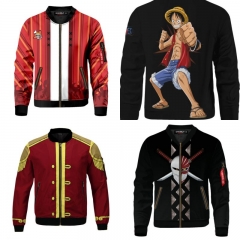2021新品 海贼王 3D动漫 cosplay 拉链夹克成人卫衣