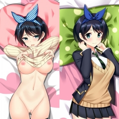 (40*70cm) Rented Girlfriend Sexy Girl Body Pillow Pattern Cartoon Character Bolster Body Anime Pillow