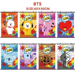 60×90挂画布画H-1428-H-1435-BTS 防弹少年团