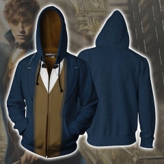 2019新款 跨境新品神奇动物在哪里动漫3D卫衣 cosplay卫衣