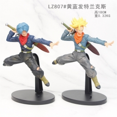 18CM 2PCS/SET Dragon Ball Z Trunks Cartoon Character Anime PVC Figure Toy