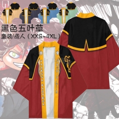 12 Styles Black Clover Cosplay 3D Printing Haori Anime Kimono Cloak