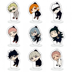 9Pcs/Set Jujutsu Kaisen Acrylic Anime Standing Plates 6CM