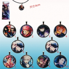 10 Styles Jujutsu Kaisen Cosplay Pendant Cosplay Cartoon Character Anime Alloy Necklace
