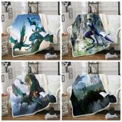 26 Styles 2 Sizes Avata Double Layer Anime Blanket