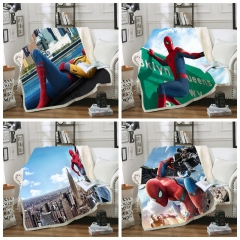 32 Styles 2 Sizes Spider Man Double Layer Anime Blanket