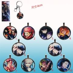 10 Styles Jujutsu Kaisen Cosplay Cosplay Cartoon Character Anime Alloy Keychain