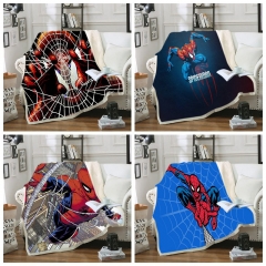 32 Styles 2 Sizes Spider Man Double Layer Anime Blanket