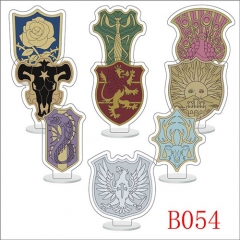 B054 黑色五叶草9个一套