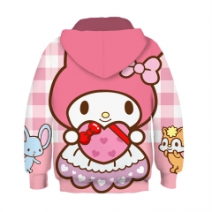 2020新品儿童卫衣My melody3D动漫儿童连帽 cosplay动漫卫衣