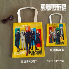 Jujutsu Kaisen Cartoon Character Pattern Anime Tote Bags