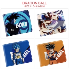 5 Styles Dragon Ball Z Cosplay Cartoon Character Anime Pu Short Wallet Purse