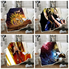 30 Styles 2 Sizes Dragon Ball Z Double Layer Anime Blanket