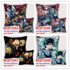 57 Styles Boku No Hero Academia / My Hero Academia Cartoon Soft Pillow Game Square Stuffed Pillows 45*45cm