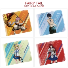 6 Styles Fairy Tail Cosplay Cartoon Character Anime Pu Short Wallet Purse