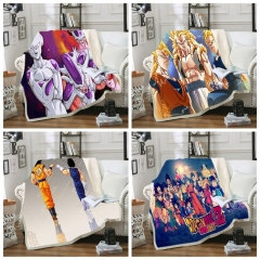 30 Styles 2 Sizes Dragon Ball Z Double Layer Anime Blanket
