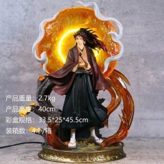 40CM With Light Demon Slayer: Kimetsu no Yaiba Tsugikuni Yoriichi GK Cartoon Character Anime PVC Figure Toy