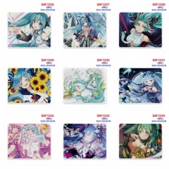 25*30CM 15 Styles Hatsune Miku Cartoon Printing Mouse Mat Anime Mouse Pad