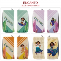7 Styles Encanto Cartoon Anime Long Zipper Purse Wallet