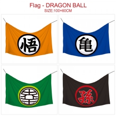 6 Styles Dragon Ball Z Hot Sale Fancy Flag Anime Decoration Flag （No Flagpole）