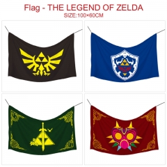 7 Styles The Legend Of Zelda Hot Sale Fancy Flag Anime Decoration Flag （No Flagpole）