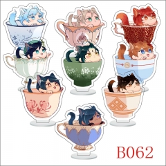 B062 原神 9个一套 6cm精美立牌套装