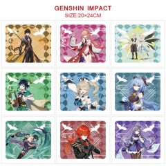 18 Styles Genshin Impact Hot Sale Fancy Anime Mouse Pad
