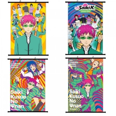 齐木楠雄动漫周边挂画二次元卷轴海报批发亚马逊货源Saiki Kusuo
