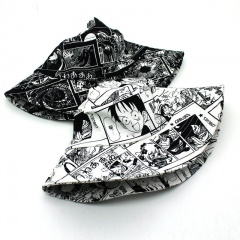 2 Colors One Piece Fisherman Sun Hat Cap Anime Bucket Hat