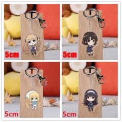4 Styles Saekano: How to Raise a Boring Girlfriend Kato megumi Anime Acrylic Keychain