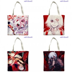 8 Styles 40*40cm Tokyo Ghoul Cartoon Pattern Canvas Anime Bag