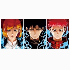 3 Styles Jujutsu Kaisen Lenticular Flip Anime 3D Posters（10pcs/set） (No Frame)
