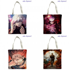 11 Styles 33*38cm Jujutsu Kaisen Cartoon Pattern Canvas Anime Bag