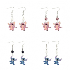4 Styles Lilo and Stitch Anime Alloy Earring