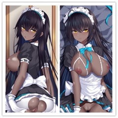 2 Styles (40*70cm) Blue Archive Sexy Girl Body Pillow Pattern Cartoon Character Bolster Body Anime Pillow