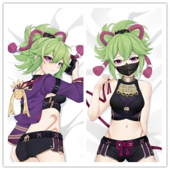 3 Styles (40*70cm) Genshin Impact Kuki Shinobu Sexy Girl Body Pillow Pattern Cartoon Character Bolster Body Anime Pillow
