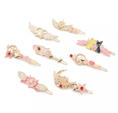 13 Styles Card Captor Sakura Alloy Cartoon Anime Hair Clip