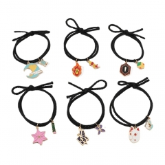 7 Styles Demon Slayer: Kimetsu no Yaiba Anime Hair Ring Head Rope