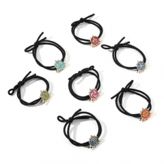 8 Styles Genshin Impact Alloy Anime Hair Ring Head Rope