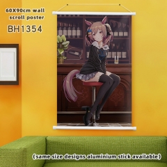 (60X90CM) Uma Musume Pretty Derby Cosplay Anime Plastic Bar Wallscroll